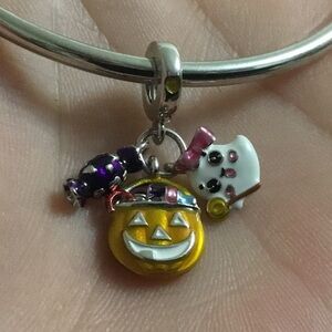S925 Cute Halloween Charm Pandora Style
